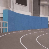 Protection walls for sprint tracks