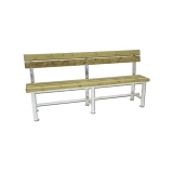 Bench for tennis court S04906