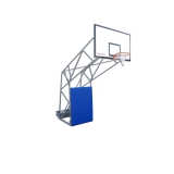 Olympic basketball backstops with ballast box S04024
