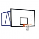 Wall mounted basketball backstops S04056