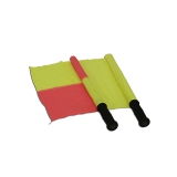 Linesmans flag with plastic handle S04456