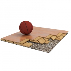 Sports parquet floor Berna