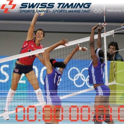 Refereeing and timing systems for volleyball
